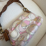Rare Pink Optic Soho Double Pocket Shoulder Bag