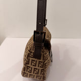Fendi Signature Brown Baguette Bag