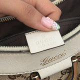 Brown Gucci Mini D-Ring Shoulder Bag