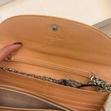 White Dior Romantique Wallet on Chain Bag