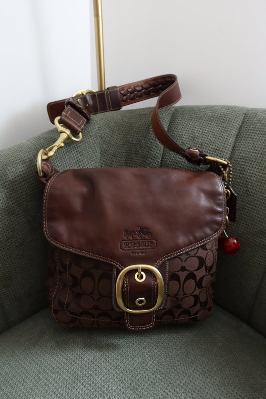 Coach Brown Soho Bleeker Cross Body Bag