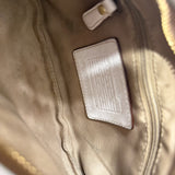 Coach Beige Signature Hamptons Signature Mini Hobo Bag