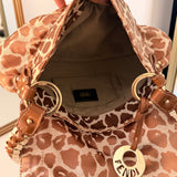 Fendi Giraffe Zucca Chef Shoulder Bag