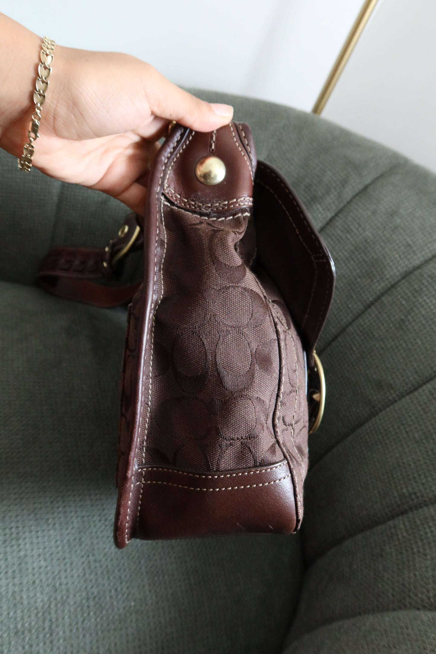 Coach Brown Soho Bleeker Cross Body Bag