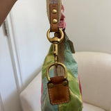 Coach Spring Patchwork Hobo Shoulder Bag