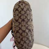 Brown Signature Coach Ergo Belted Shoulder Bag