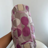 Coach Pink Optic Print Maggie Bag