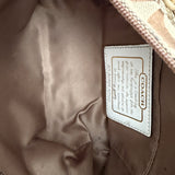 Coach Flower Applique Pochette Bag
