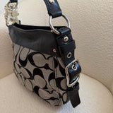 Coach Grey Signature Zoe Bag