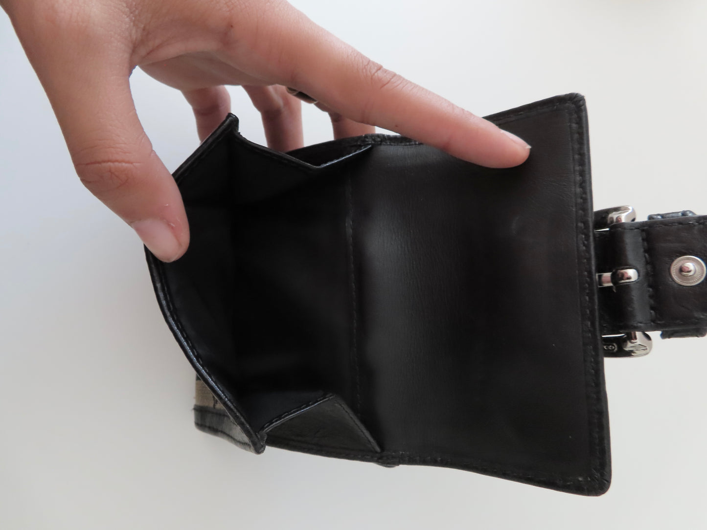 Coach Grey Signature Soho Wallet