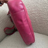 Coach Pink Hamptons Signature Clip Bag