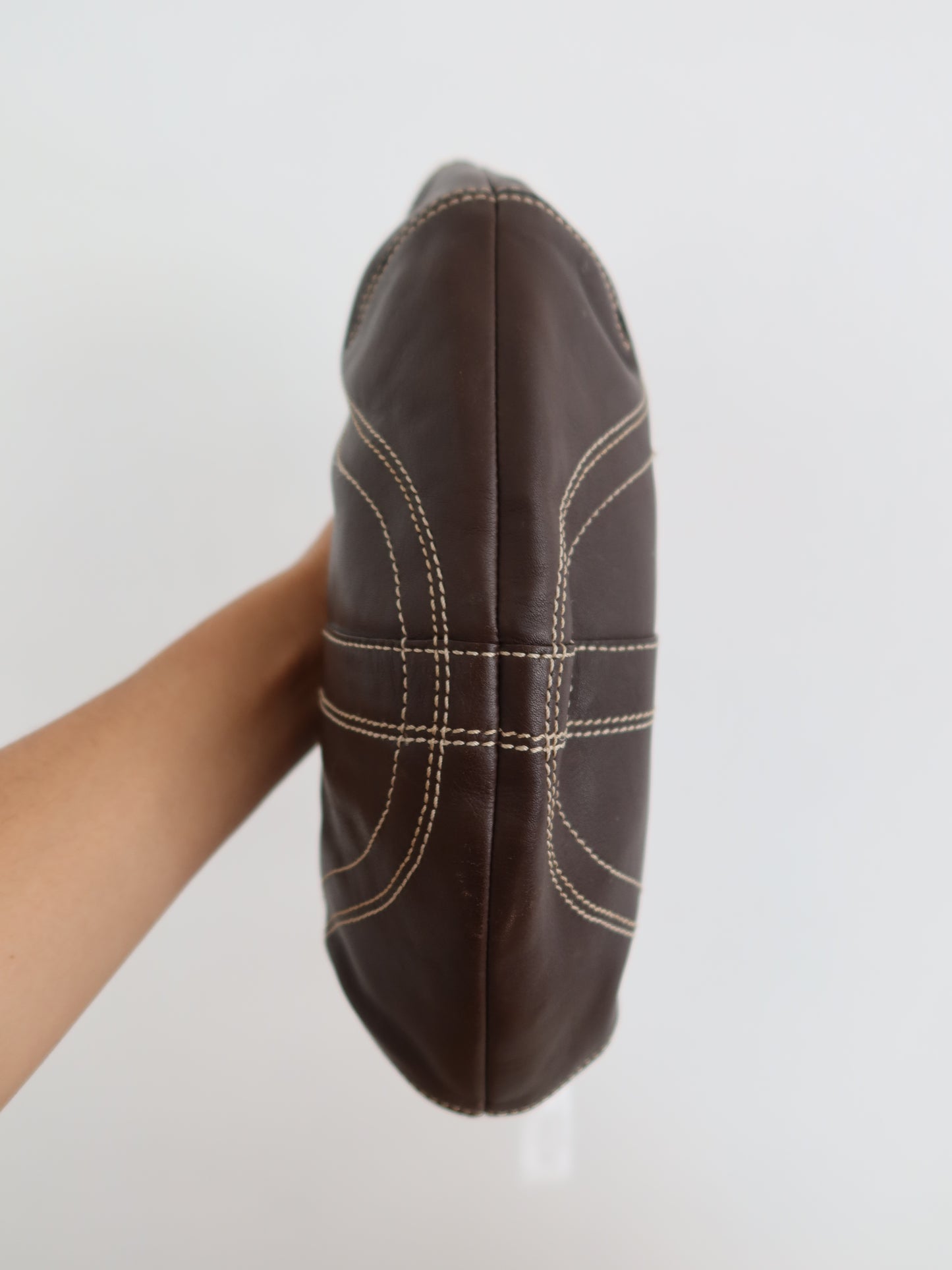 Coach Brown Leather Hobo Bag