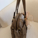 Rare Coach Gold Signature Bonnie Satchel Bag