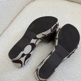 Rare Coach Cream Optic Wedges (8.5)