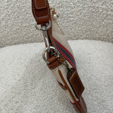 Coach Canvas Stripe Hamptons Shoulder Bag