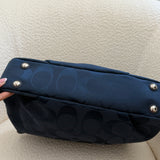 New Coach Navy Signature Tote Bag