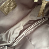 Champagne Coach Signature Tote Bag