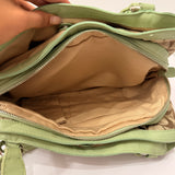 Coach Green Trim Penelope Tote Bag