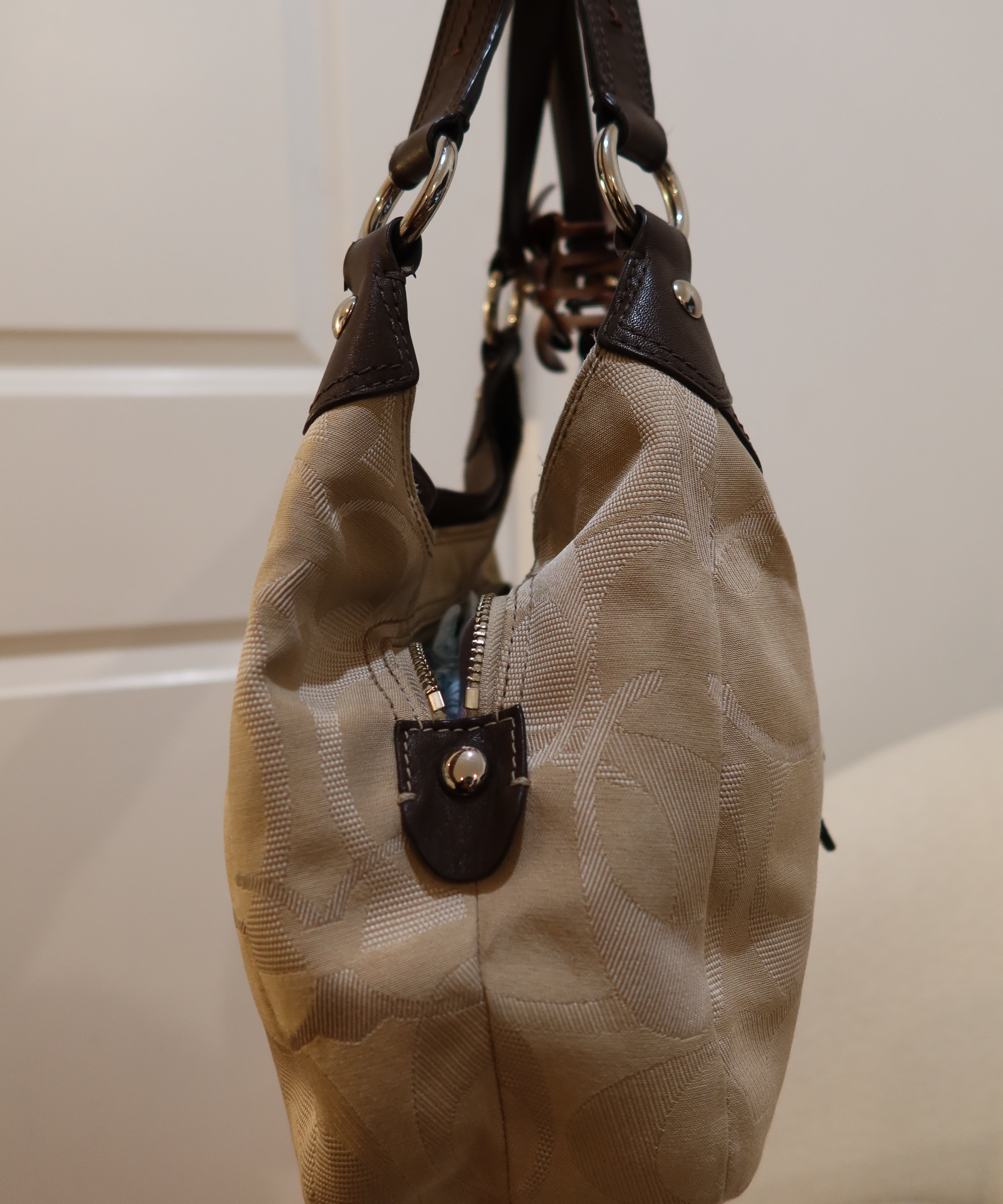 Coach Beige Soho Lynn Bag