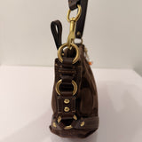 Brown Canvas Small Carly Bag