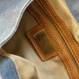 Fendi Chef Denim Shoulder Bag