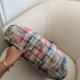 Coach Plaid Madras Poppy Tote Bag