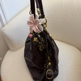 Coach Brown Leather Maggie Bag