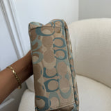 Coach Blue Optic Pochette Bag