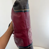 Coach Red Leather Ashley Carry-All Bag
