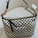 Rare White Miu Miu Polka Dot Spirit Mini Bag