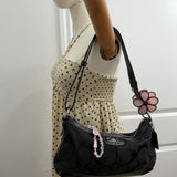 Black Coach Signature Shoulder Bag