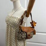 British Tan Coach Mini Soho Bleeker Bag