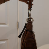 Coach Tan Brown Demi Hamptons Buckle Bag