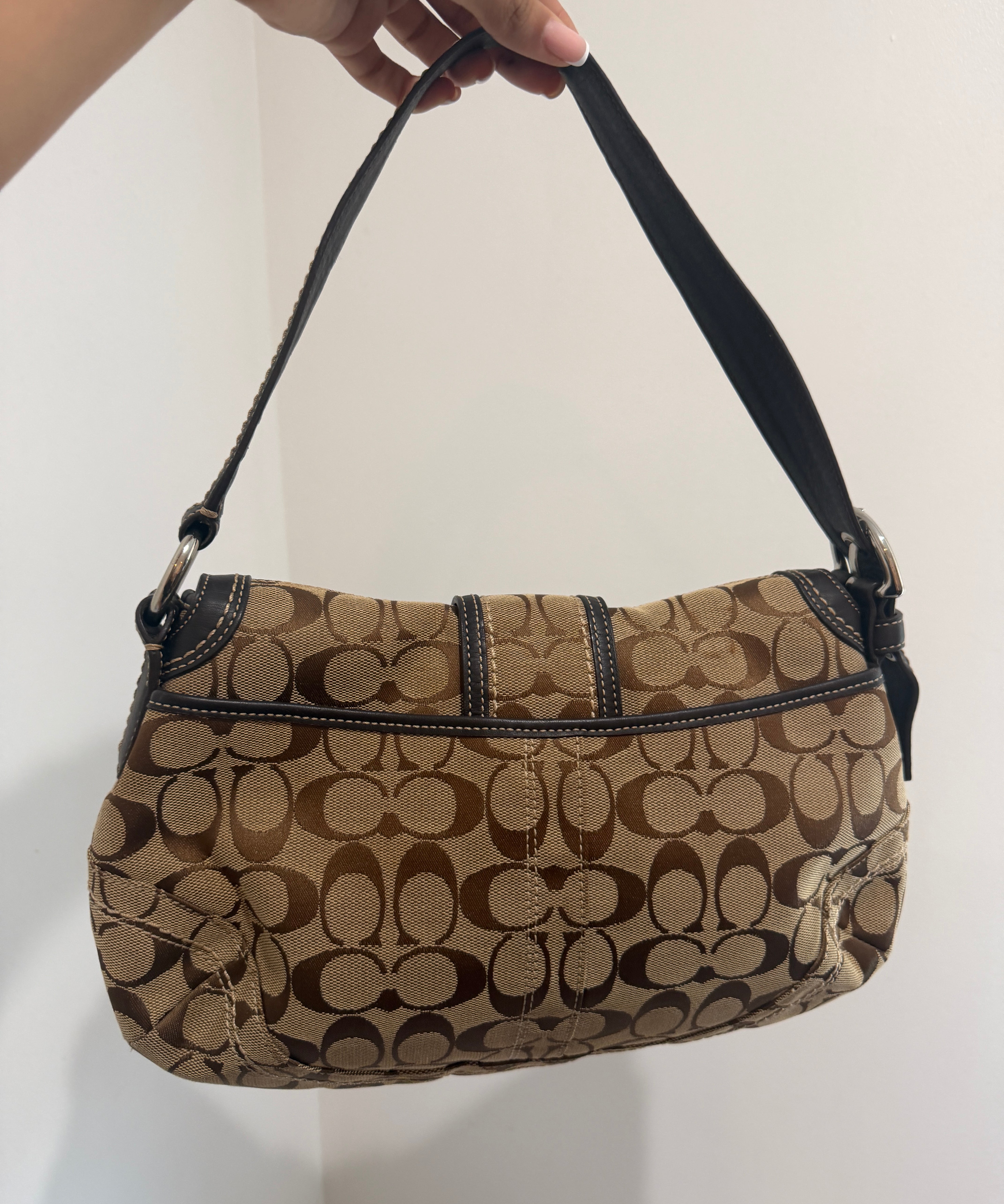 Coach Brown Trim Large Soho Bag