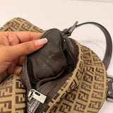 Fendi Signature Brown Baguette Bag