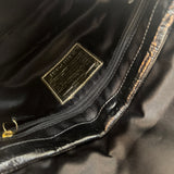 Grey Coach Poppy Pushlock Bag