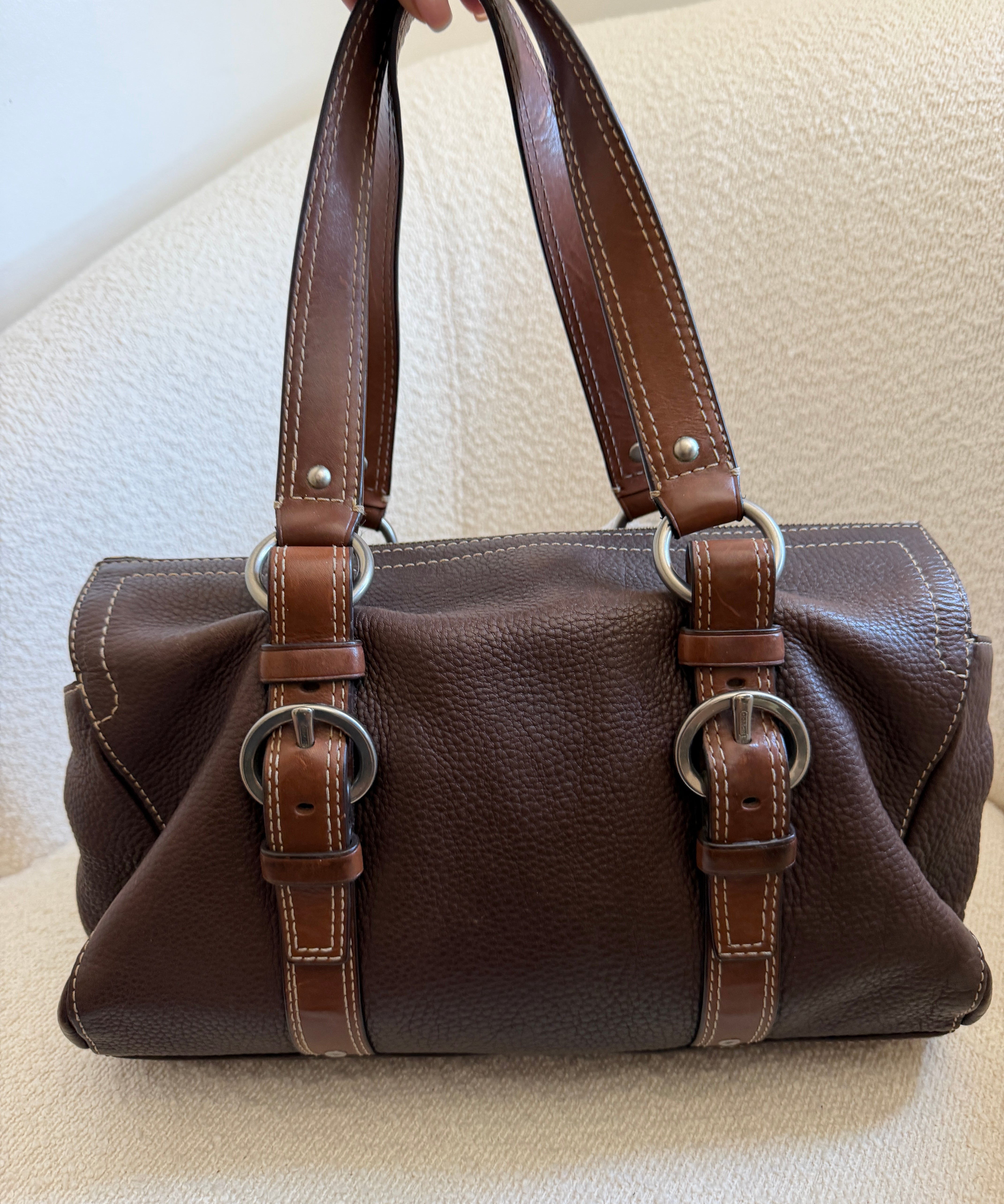 Coach Brown Chelsea Bowler Bag