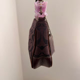 Coach Purple Signature Demi Hamptons Bag