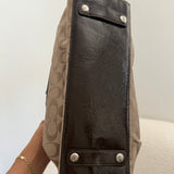 Brown Coach Signature Ashley Bag