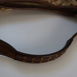 Rare Coach Signature Brown Studded Mini Hobo Bag
