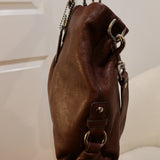 Coach Brown Leather Ashley Carry-All Bag