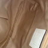 Rare White Coach Ergo Belted Shoulder Bag