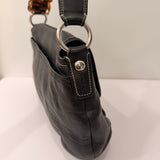 Coach Black Leather  Pleated Soho Bag