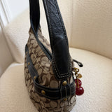 Brown Signature Coach Ergo Belted Shoulder Bag