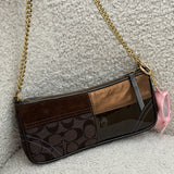 Coach Holiday Patchwork Shoulder Bag