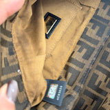 Brown Fendi Zucca Chef Shoulder Bag