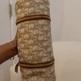 White Dior Romantique Mini Barrel Bag