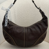 Coach Brown Leather Hobo Shoulder Bag