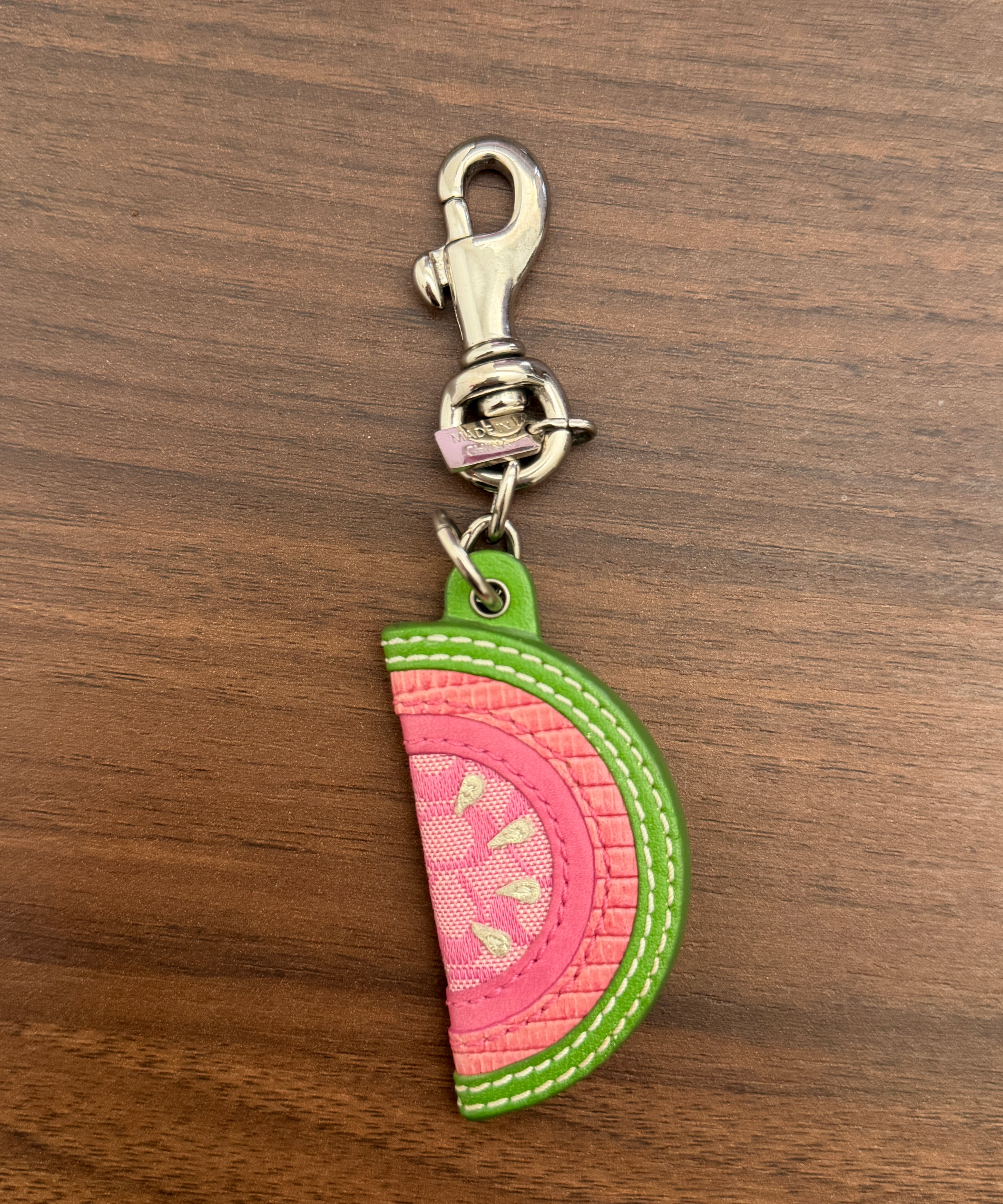 Rare Coach Watermelon Keychain