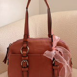 Rare Salmon Pink Bonnie Satchel Bag